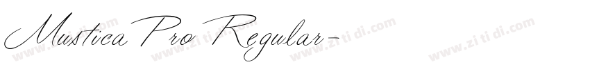 MusticaPro Regular字体转换